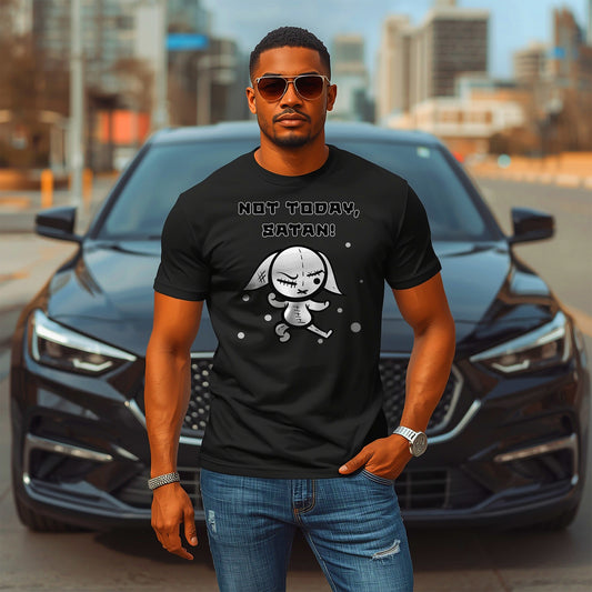 T-shirt: Not today, Satan!