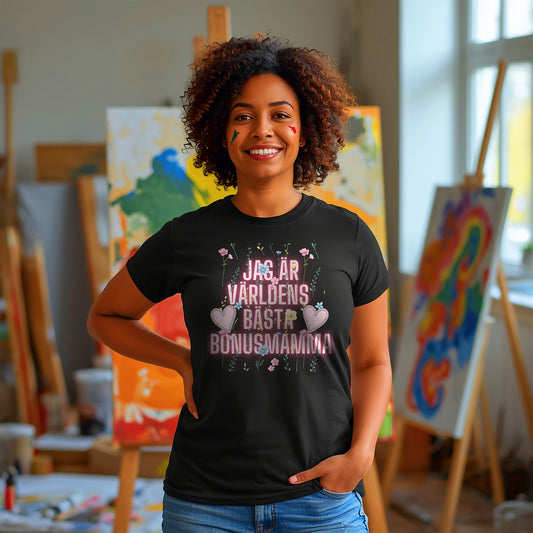 T-shirt: Jag är världens bästa bonusmamma